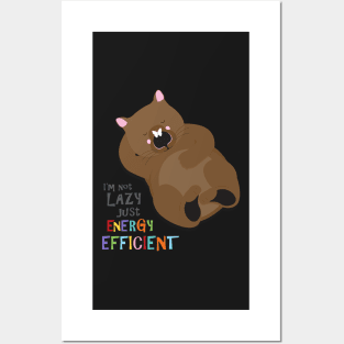 Lazy wombat Posters and Art